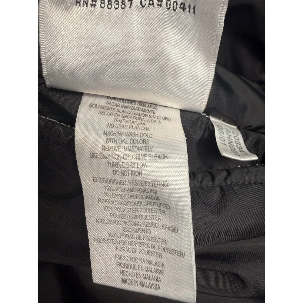 Vintage Y2K Adidas 3‎ Stripe Fleece Lined Hooded Jacket Black Mens M